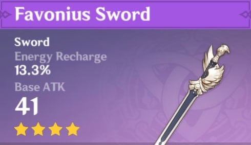 4Star Favonious Sword