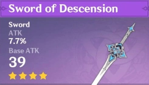 4Star Sword Of Descension