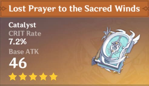 5Star Lost Prayer to the Sacred Winds