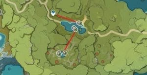 Calla Lily Farming Locations in Genshin Impact (Map and Route) - Genshin DB