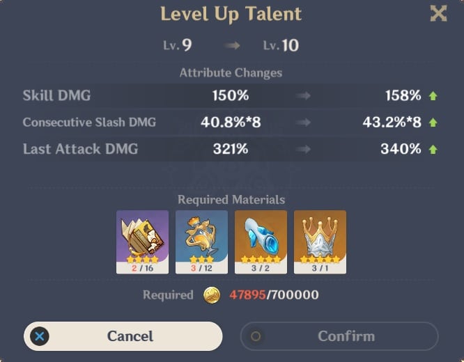 Crown Of Insight Usage For Upgrading Talents From Level 9 To 10