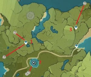 Dandelion Seed Farming Locations in Genshin Impact (Map and Route ...