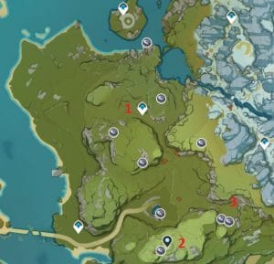 Noctilucous Jade Farming Locations in Genshin Impact (Map and Route ...