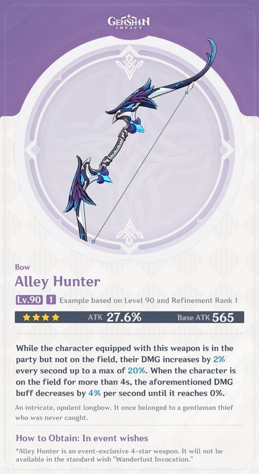 Alley Hunter Bow Is The Real Prize Of This Banner