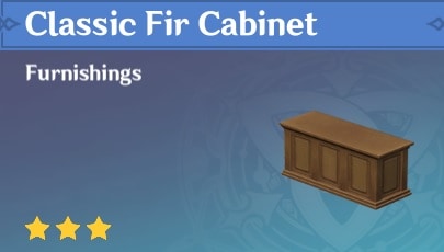 Furnishing Classic Fir Cabinet