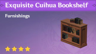 Furnishing Exquisite Cuihua Bookshelf