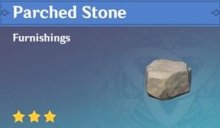 Furnishing Parched Stone