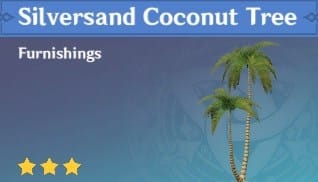 Furnishing Silversand Coconut Tree