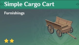 Furnishing Simple Cargo Cart