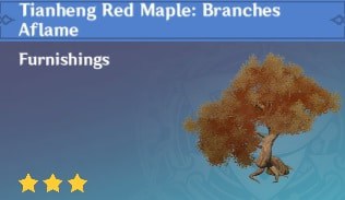 Furnishing Tianheng Red Maple Branches Aflame