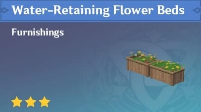 Water-Retaining Flower Beds