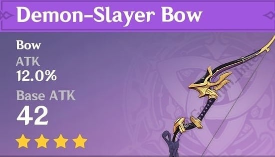 demon hunter 2 hand bow and quiver