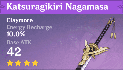 4 Star Claymore Katsuragikiri Nagamasa