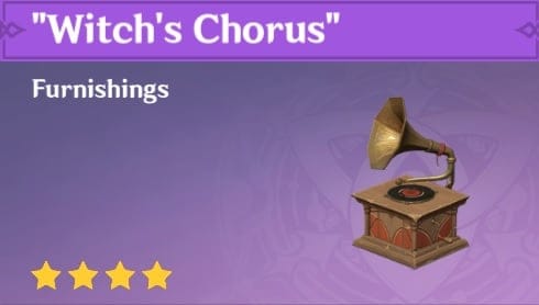 Furnishing Witchs Chorus