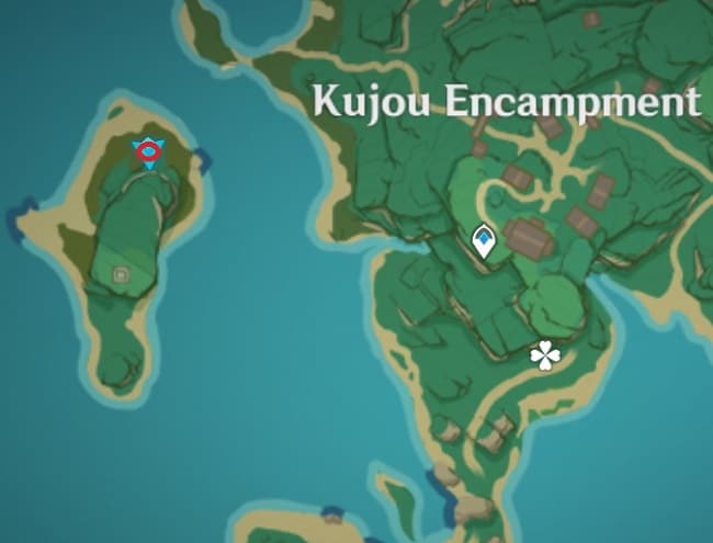 40 Electroculus West Of Kujou Encampment Near House Map
