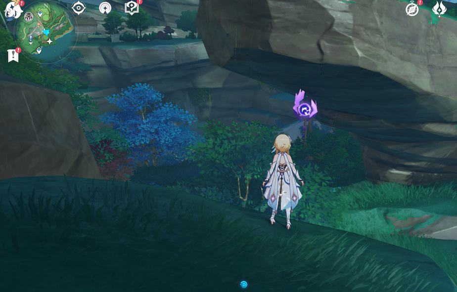85 Electroculus Can Be Found Floating Below Small Cliff In Game