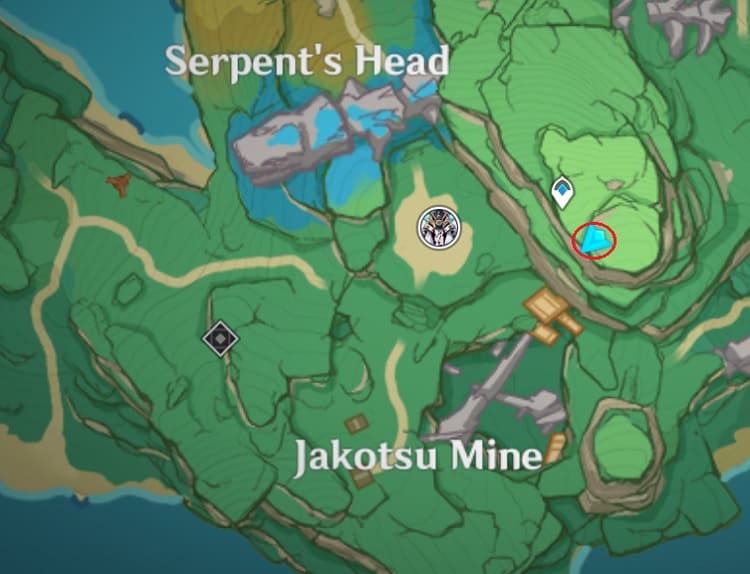 87 Inside Small Cave In Jakotsu Mine Beside Seelie Map