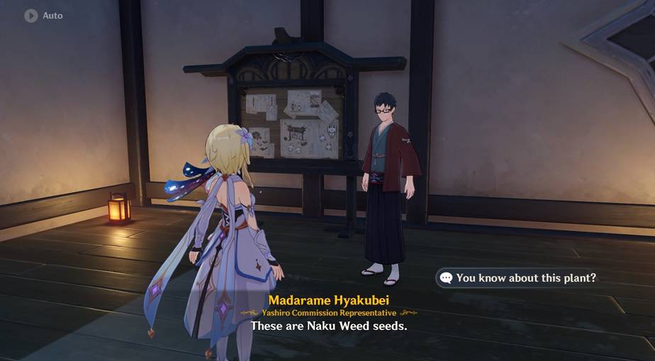 Talk To Madarame Hyakubei