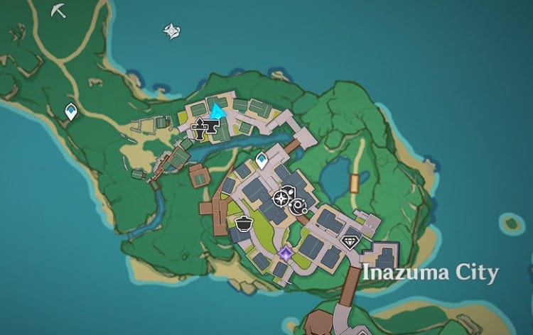 Kiminami Anna Location in Inazuma City