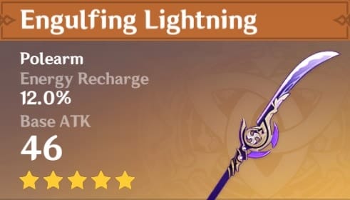 Engulfing Lightning Polearm