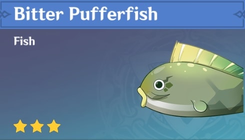 Fish Bitter Pufferfish