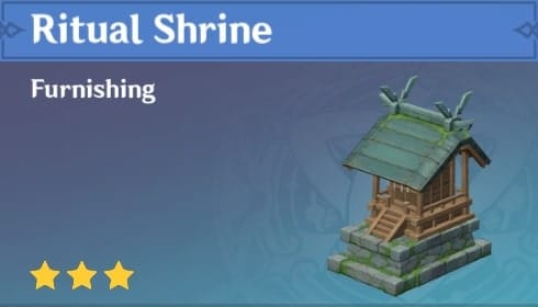 Furnishing Ritual Shrine