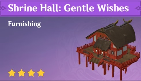 Furnishing Shrine Hall Gentle Wishes