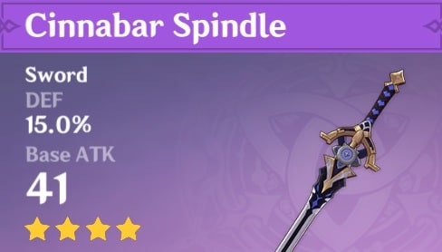 4 Star Sword Cinnabar Spindle