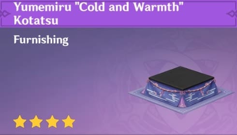 Furnishing Yumemiru Cold and Warmth Kotatsu