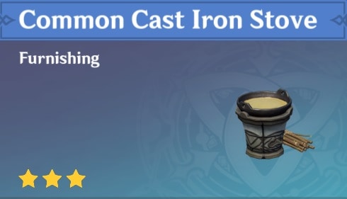 Common Cast Iron Stove