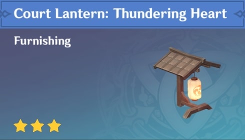 Court Lantern Thundering Heart