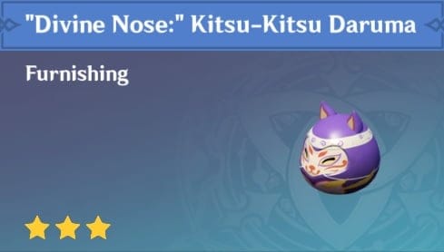 Divine Nose Kitsu Kitsu Daruma