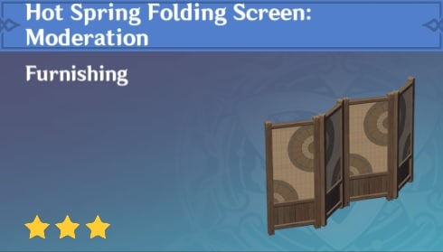 Hot Spring Folding Screen Moderation