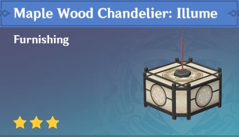 Maple Wood Chandelier Illume