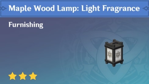 Maple Wood Lamp Light Fragrance