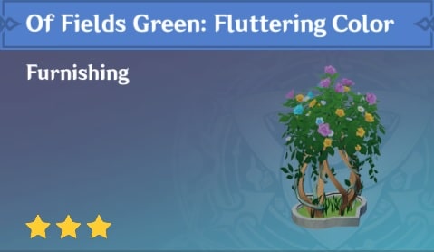 Of Fields Green Fluttering Color
