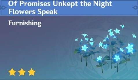 Of Promises Unkept the Night Flowers Speak