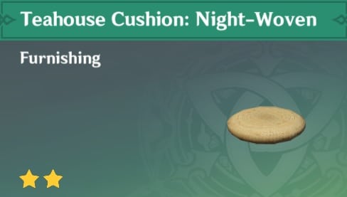 Teahouse Cushion Night Woven