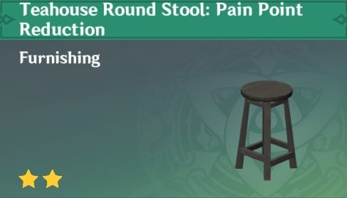 Teahouse Round Stool Pain Point Reduction