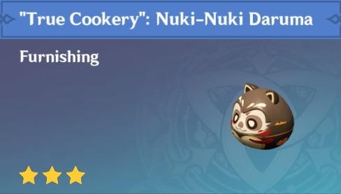 True Cookery Nuki Nuki Daruma