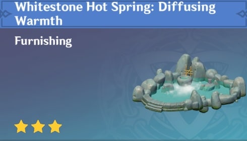 Whitestone Hot Spring Diffusing Warmth