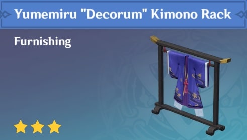 Yumemiru Decorum Kimono Rack