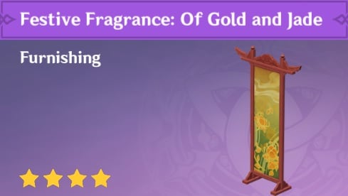 Festive Fragrance Of Gold and Jade