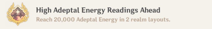 High Adeptal Energy Readings Ahead