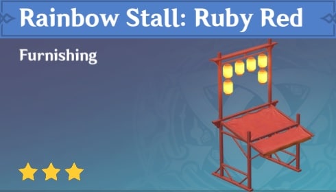 Rainbow Stall Ruby Red