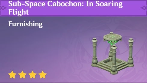 Sub Space Cabochon In Soaring Flight