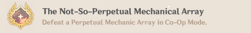 The Not So Perpetual Mechanical Array