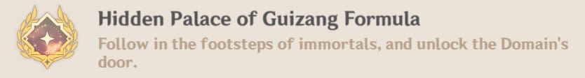 hidden palace of guizang formula guide