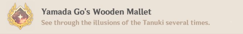 Yamada Go's Wooden Mallet