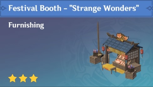 Festival Booth - "Strange Wonders"